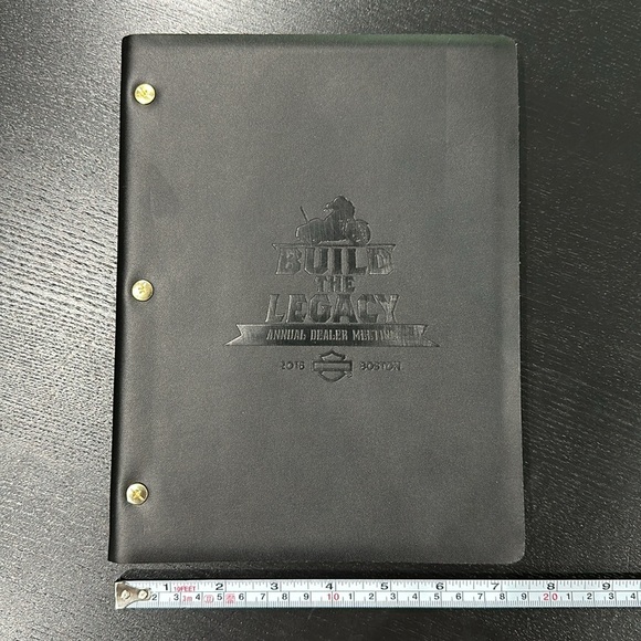 Harley-Davidson Leather Cover Notebook - Picture 2 of 6
